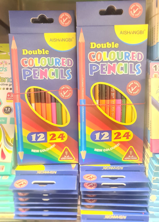 12 pcs color pencil dubble side